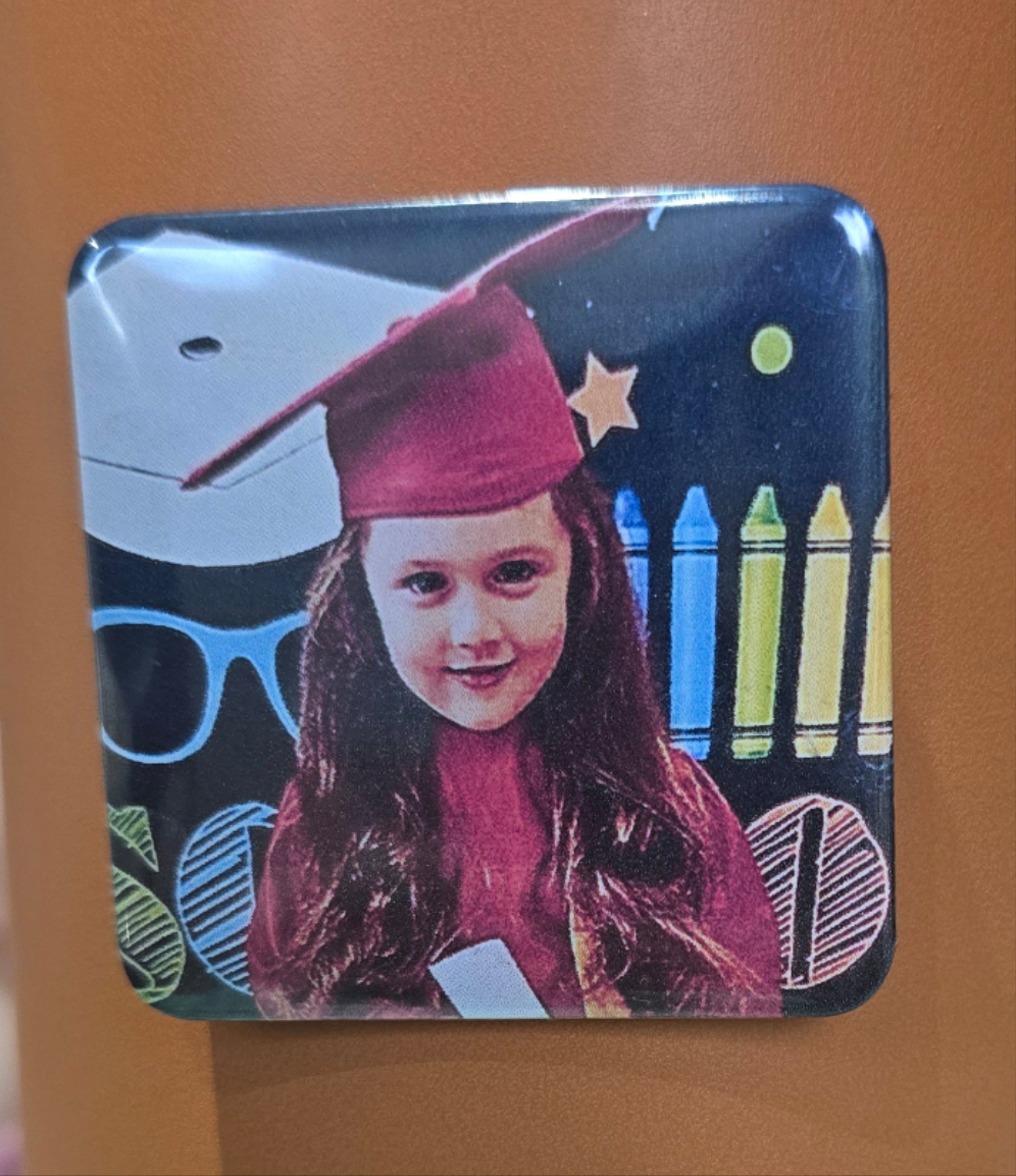 50mm x 50mm Personalised Magnet x 1