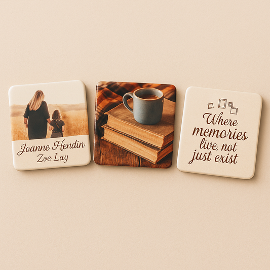 50mm x 50mm Personalised Magnets x 3